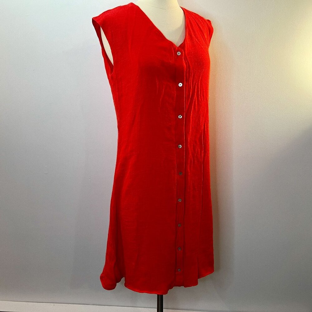 Nanette Lepore Women's Watermelon Punch Sleeveless Buttoned Dress - Size 8 - NWT